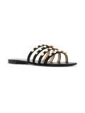studded flat sandals