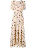 Ditsy Floral Print Dress 
