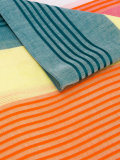 colour block striped scarf