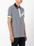 checkered polo shirt