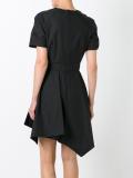 shortsleeved asymmetric dress