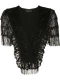 fringed bolero