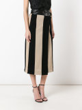 striped skirt