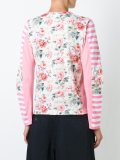floral longsleeved knitted top