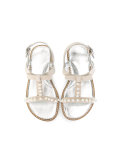  pearl embellished sandals 