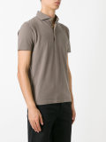 high neck polo shirt