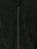 zipped bomber jacket