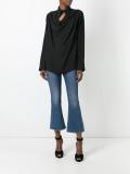 draped detail shirt