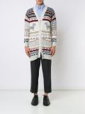 long V-neck cardigan