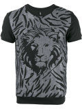 lion head print T-shirt 