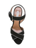contrast stitch sandals
