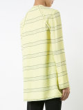 stripe knot top