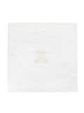 cat logo printed blanket