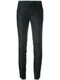 tapered jacquard trousers