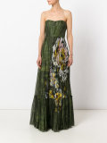 garden print gown