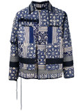tile print jacket