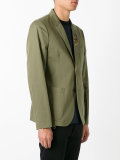 embroidered military blazer