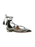 lace-up ballerinas