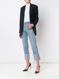 upturned hem jeans 