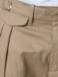 side-buckle chino trousers