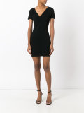 V-neck mini dress
