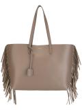 large 'Shopping' fringed tote