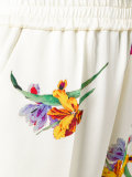 floral print cropped trousers