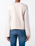 guipure insert jumper