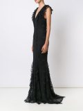 v-neck gown 