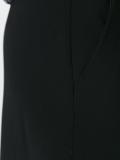 wide-legged cropped trousers