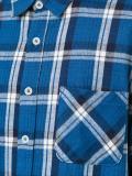 chest pockets plaid shirt