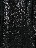 sequined fitted dress