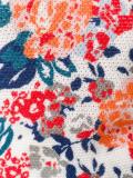 floral pattern knitted top