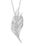'White Feather' diamond necklace
