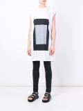 square print tank top 