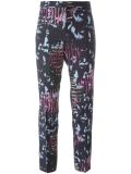 abstract print trousers 