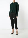cable knit cropped jumper