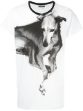 dog print T-shirt 