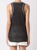 embroidered tank top
