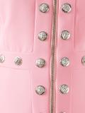embellished zip mini-dress 