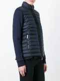 grosgrain trim padded jacket