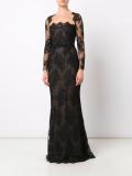 long lace dress