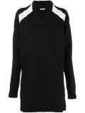 long V-neck jumper