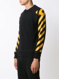 signature stripe sweatshirt