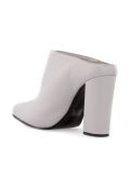 chunky heel mules