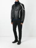 banded collar zipped jacket