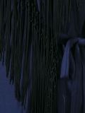 embroidered fringed kimono