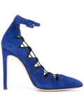 Flora Suede pumps