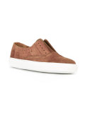 brogue slip-on sneakers