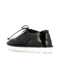 shinny lace-up shoes